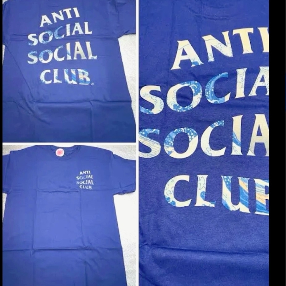 Anti Social Social Club Blue Short Sleeve Tee